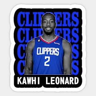 Los Angeles Clippers Kawhi Leonard 2 Sticker